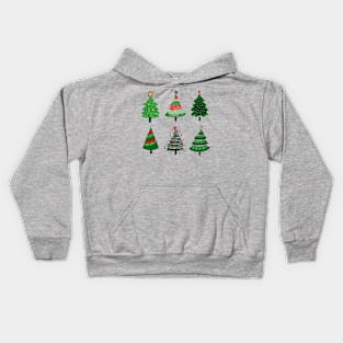 Christmas Tree Set Kids Hoodie